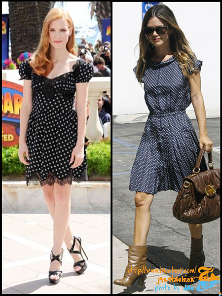 celeb polka dots dresses 3