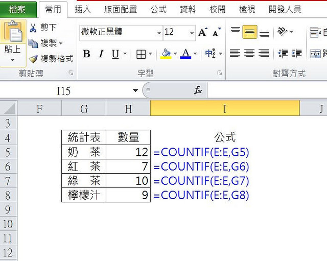 EXCEL-COUNT-IF