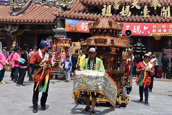 戊戌年嘉義布袋上廷宮 九天玄女 往新港奉天宮進香