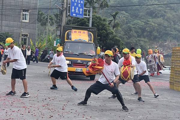 戊戌年高雄市大樹區興山里北極殿 北極玄天上帝 往嘉義竹崎沙坑真武宮會香