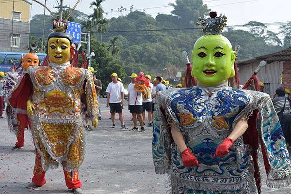 戊戌年高雄市大樹區興山里北極殿 北極玄天上帝 往嘉義竹崎沙坑真武宮會香