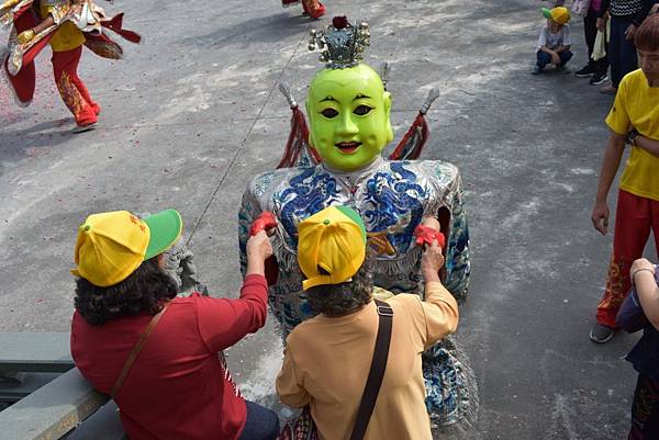 戊戌年高雄市大樹區興山里北極殿 北極玄天上帝 往嘉義竹崎沙坑真武宮會香