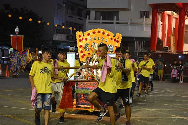 己亥年嘉邑代天巡府福安館 吳府千歲 中壇元帥 往南鯤鯓代天府 新營太子宮謁祖進香恭請鯤鯓王入諸羅城繞境