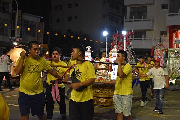 己亥年嘉邑代天巡府福安館 吳府千歲 中壇元帥 往南鯤鯓代天府 新營太子宮謁祖進香恭請鯤鯓王入諸羅城繞境