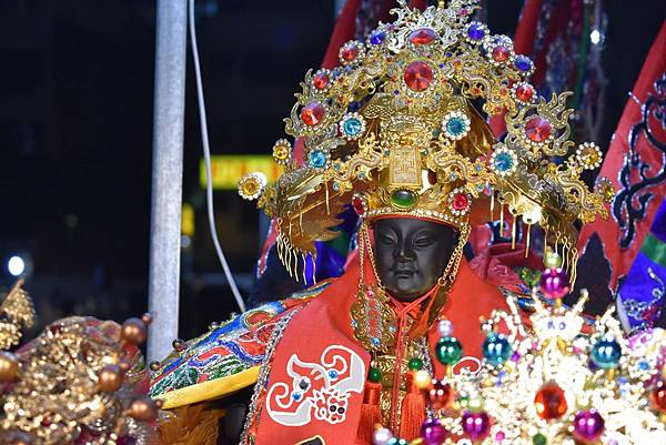 己亥年嘉邑代天巡府福安館 吳府千歲 中壇元帥 往南鯤鯓代天府 新營太子宮謁祖進香恭請鯤鯓王入諸羅城繞境