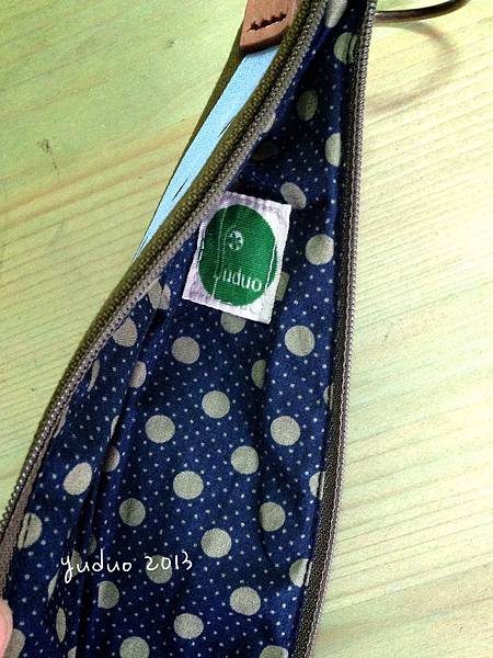 小雨滴系列‧筷袋(橄欖綠色)