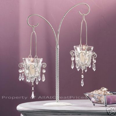 Victorian style chandelier candle holer