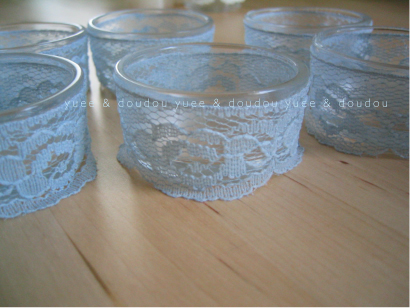 lace candle holder II