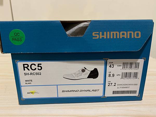 【公路車裝備】 開箱 Shimano - SH-RC502 