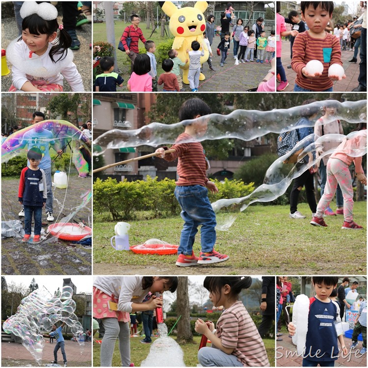 ▌親子活動▌街頭表演「泡泡奇蹟」。療癒系夢幻泡泡派對，陪伴大、小孩童年成長的美麗回憶