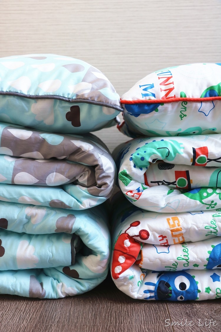 ▌韓國兒童寢具▌從小嬰孩一路睡到上幼稚園。高質感多功能「韓國Wow手工純棉兒童攜帶床組」