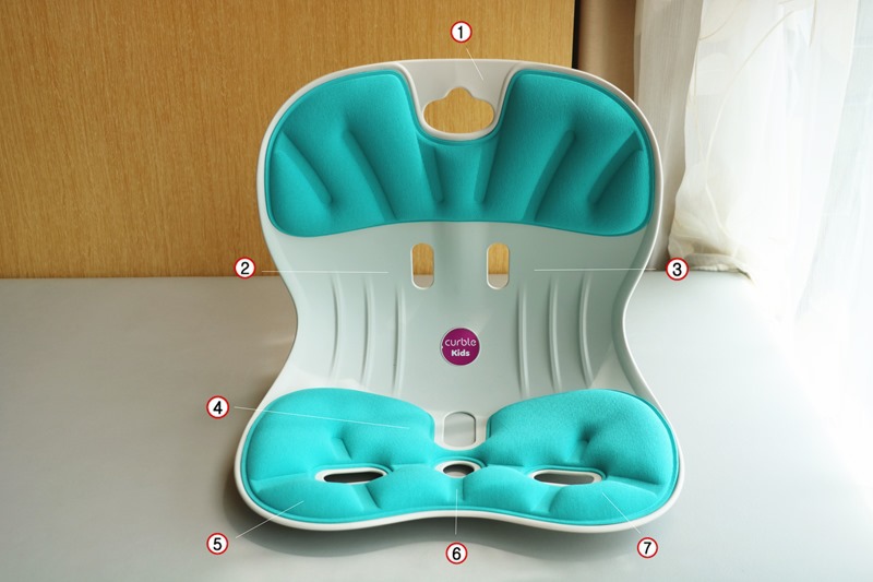 ▌韓國Curble kids 兒童3D工學護脊椅（4～12歲）。減壓護脊第一品牌。椅子坐對腰自然挺直了