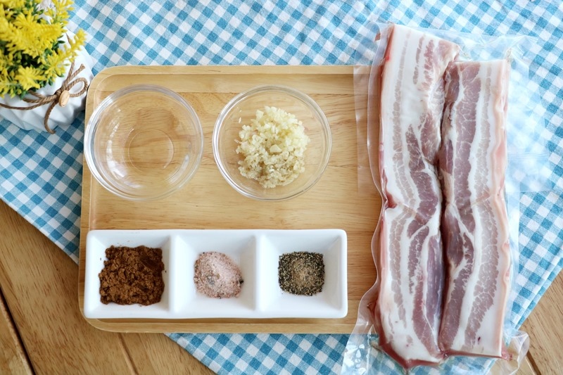 ▌韓國VOTO氣炸烤箱。食譜▌超簡單醃製方法、超罪惡的下飯菜「五香椒鹽五花肉」 ▌韓國VOTO氣炸烤箱。食譜▌超簡單醃製方法、超罪惡的下飯菜「五香椒鹽五花肉」