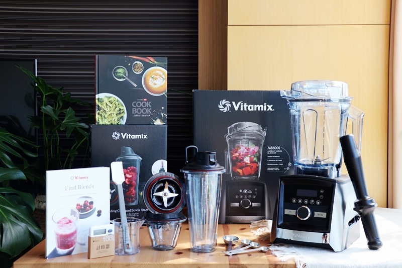 維媽減醣生機日常｜美國Vitamix A3500i超跑調理機。送綠拿鐵鮮凍包用原型食物養健康