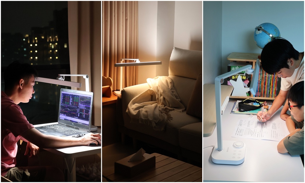 如何正確挑選護眼檯燈│無視頻閃、抗眩光、無藍光危害、60公分