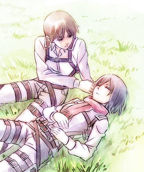 >> 进击的巨人 艾伦 三笠/米卡莎