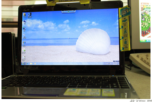 2010031108　3C：ASUS Eee PC 1201N（銀白）拖很久開箱文