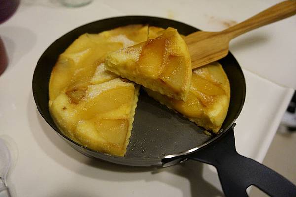 小鐵鍋蘋果鬆餅 