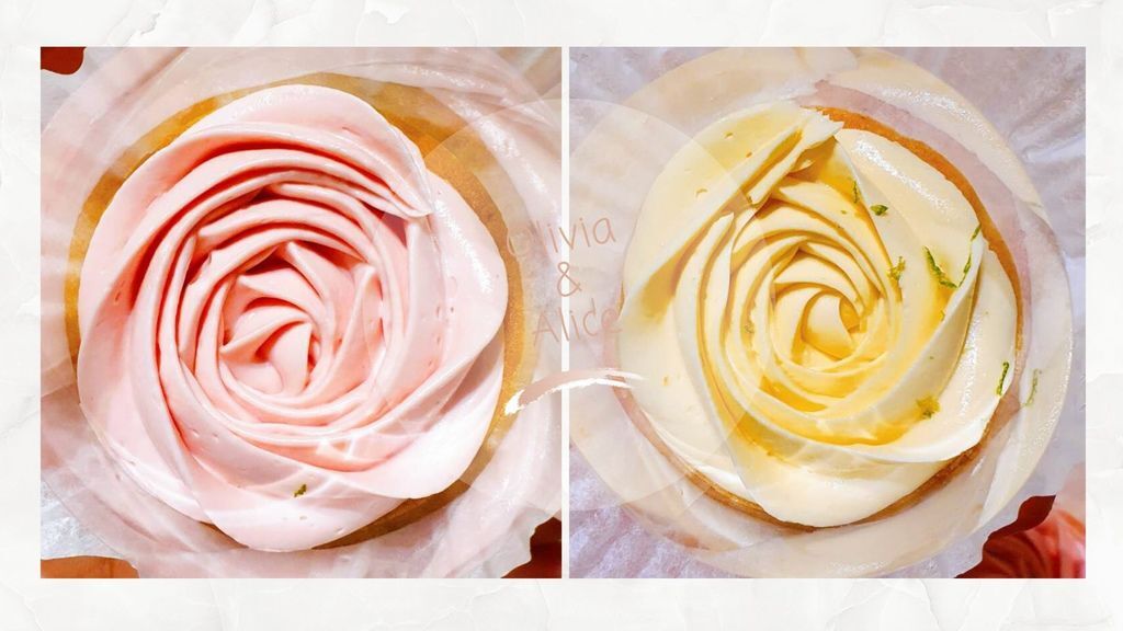 夢幻網美系 甜點 浪漫玫瑰檸檬塔💕團購美食梅根手作烘焙