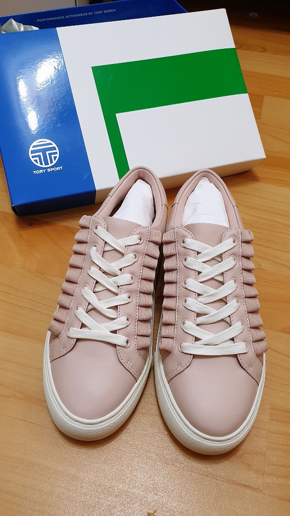 Tory burch shop sport ruffle sneaker