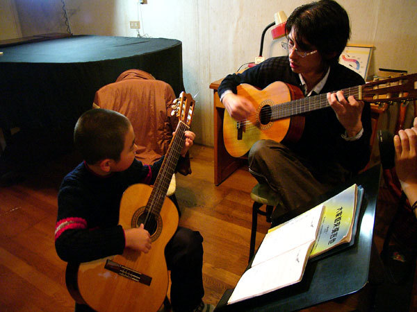 與顯淞重奏練習