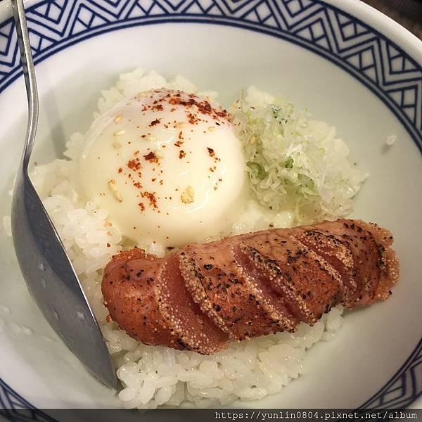 燒肉本氣-E明太子雞肉拌飯明太子卵ご飯.jpg