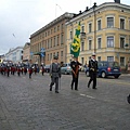 Helsinki 正好碰上軍樂遊行