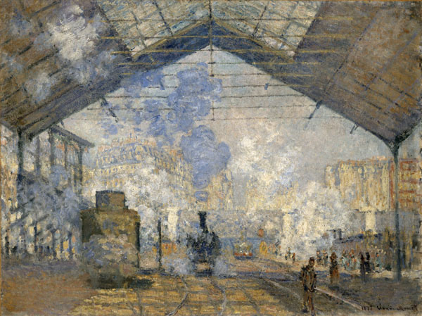 聖拉薩車站 The Saint-Lazare Station1877