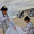 圖維爾海濱 Sur la Plage a Trouville (On the Beach at Trouville)1870-71