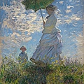 撐傘的女人 Woman with a Parasol - Madame Monet and Her Son1875