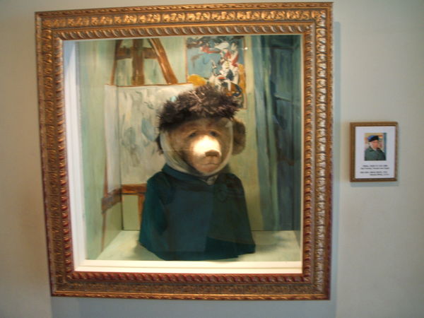 泰迪熊自畫像！(梵谷自畫像)