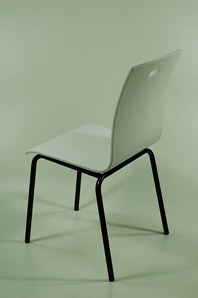 C型椅背直角裁切曲木板+7分腳管座