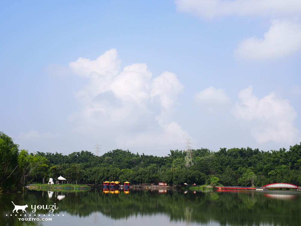 台南旅遊 ∥ 尖山埤江南渡假村 夏日玩水兩日遊 DAY 1:划獨木舟 + 水庫跳水 - 第16張圖 P7144957.jpg