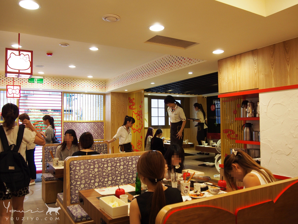 台北 ∥ 大安區 ∥ HELLO KITTY Shabu-Shabu 全球首家HELLO KITTY主題鍋物 - 第5張圖 P7225744.jpg