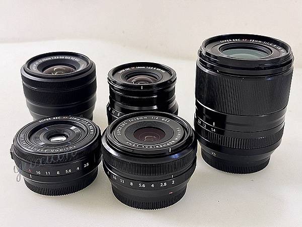 橫評富士五顆鏡頭 - XF23F14 * XF16F28 *