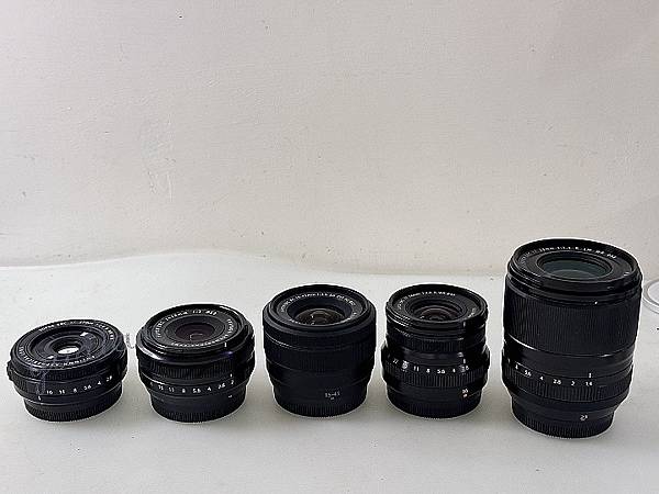 橫評富士五顆鏡頭 - XF23F14 * XF16F28 *