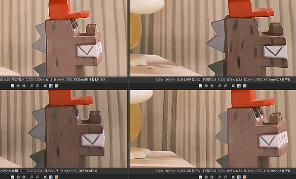 橫評富士五顆鏡頭 - XF23F14 * XF16F28 *