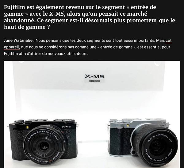 Fujifilm X-M5 小型APSC 口袋微單 - 四個 Fujifilm X-M5 小型APSC 口袋微單 - 四個