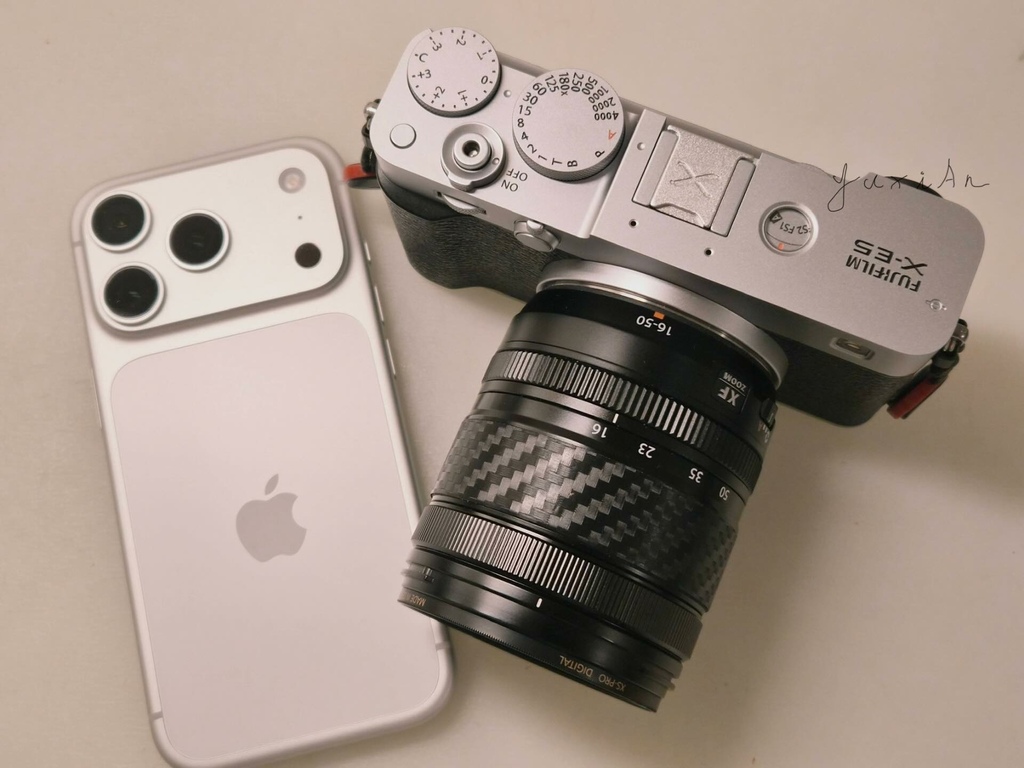 iPhone 17 pro 與 單眼APSC 4000萬像素