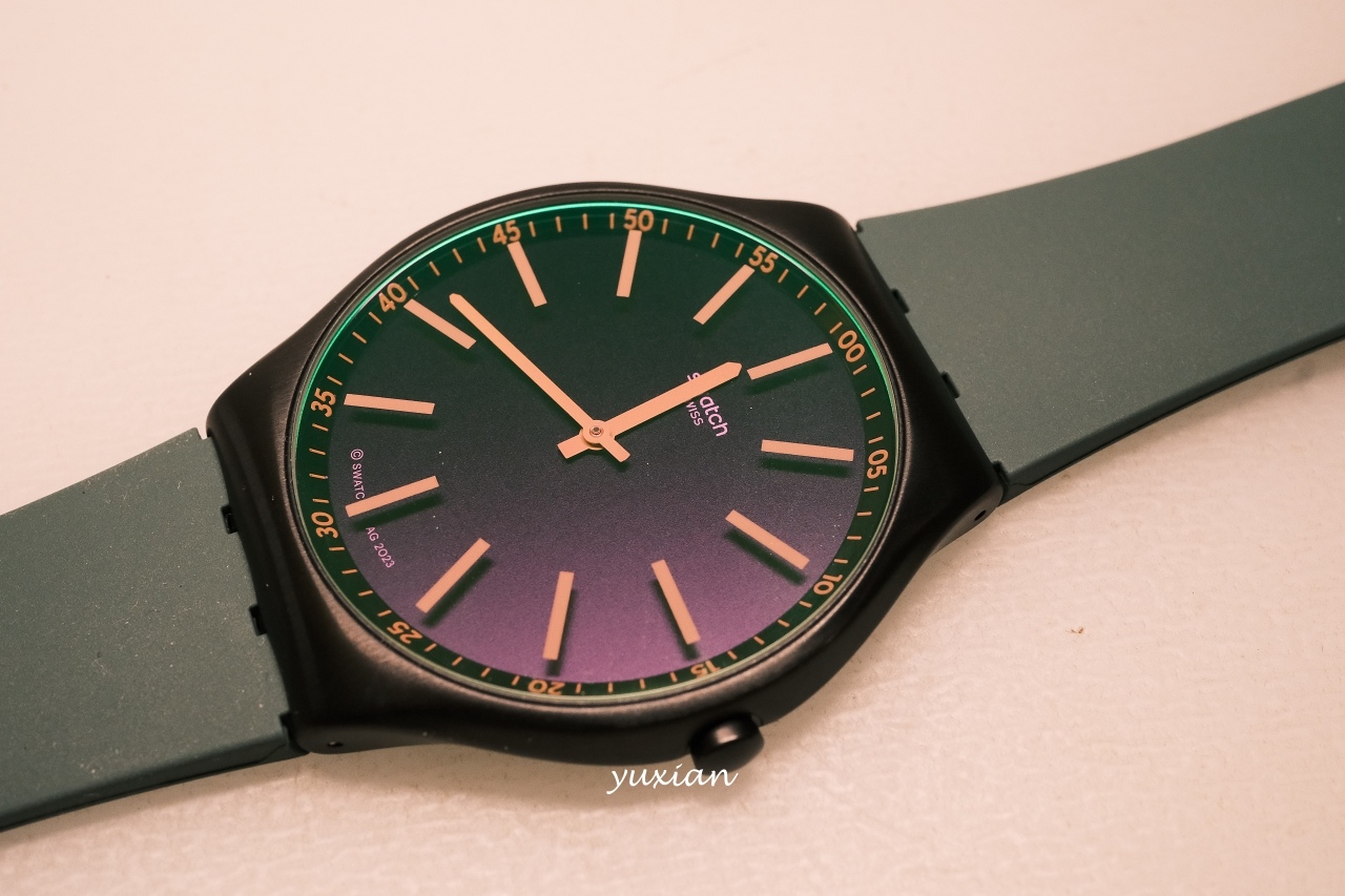 Swatch SKIN 超薄系列 - GREEN VISIO