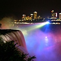 夜間的Niagara Falls ~ America side