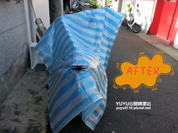 PE藍白防水帆布14 PE藍白防水帆布14