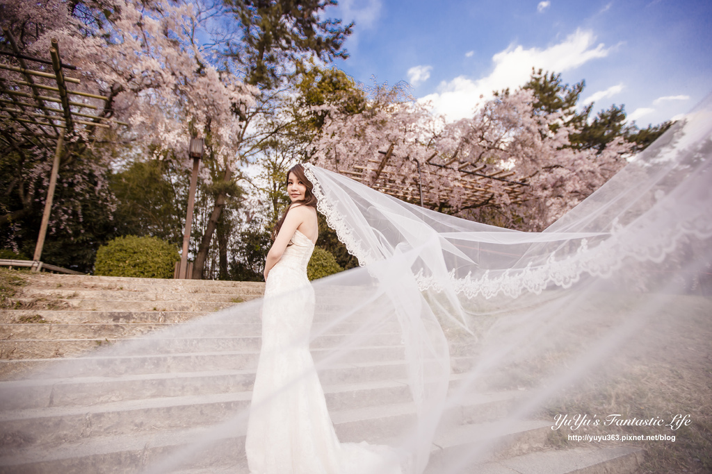 京都婚紗櫻花季和服1