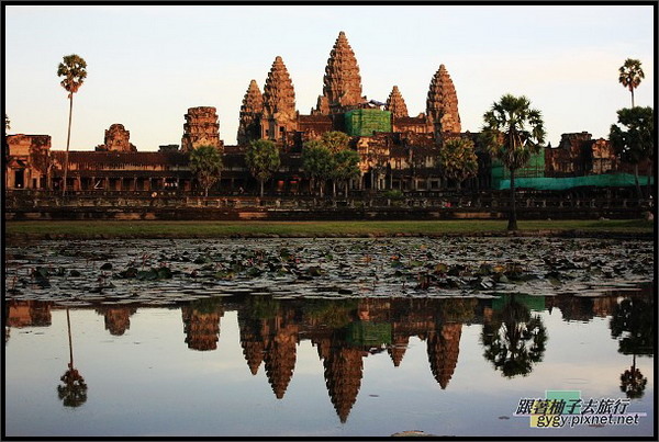 【小吳哥Angkor Wat 】黃昏倒影.jpg