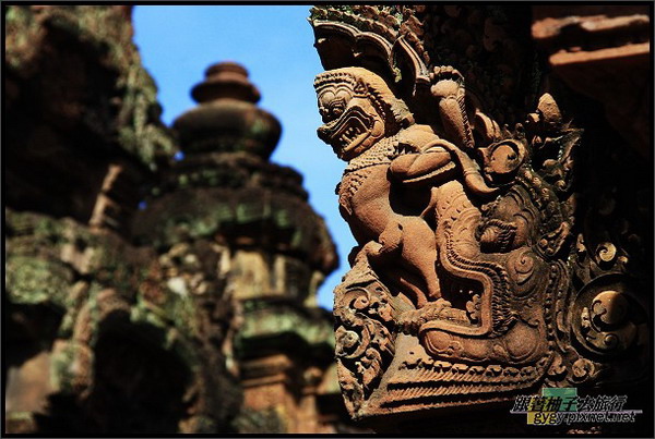 【女皇宮Banteay Srei】一角.jpg