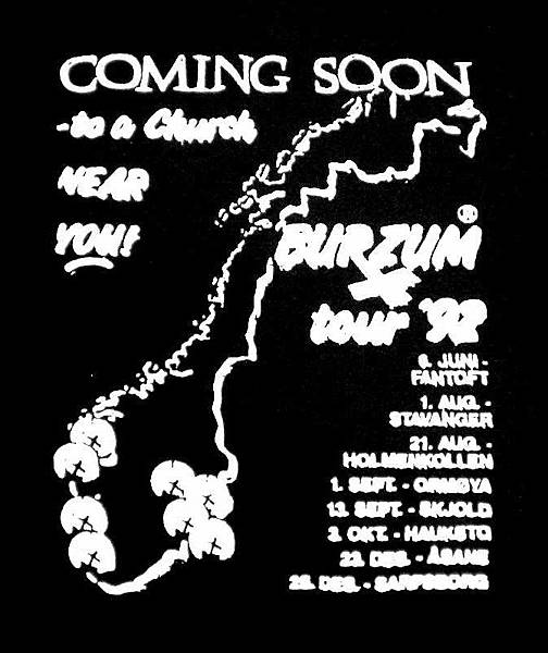 Burzum Coming Soon to a Church Near You 1992 Tour (Back).jpg