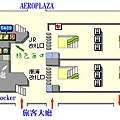 關西空港駅平面圖