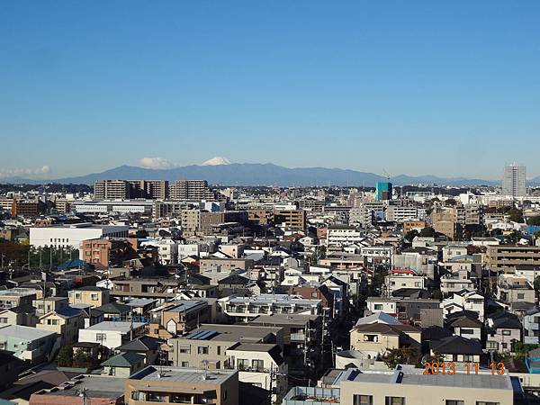 陽台外~覆雪的富士山 010.JPG