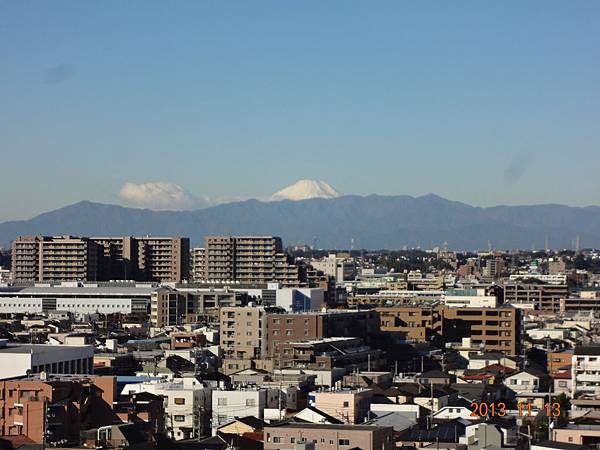 陽台外~覆雪的富士山 012.JPG