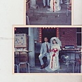 亮晶晶和先生結婚所留的照片